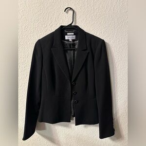 Calvin Klein black blazer size 8P